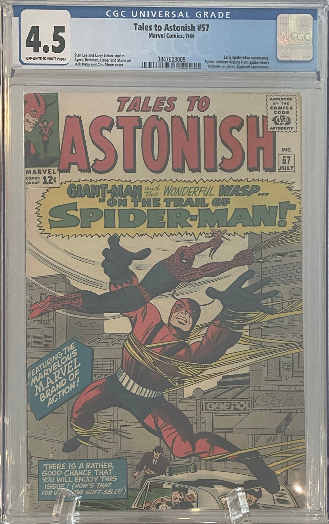 Tales To Astonish #57 CGC 4.5