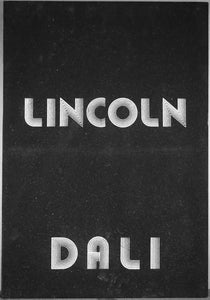 Salvador Dali 'Lincoln in Dalivision Silver Bas Relief'