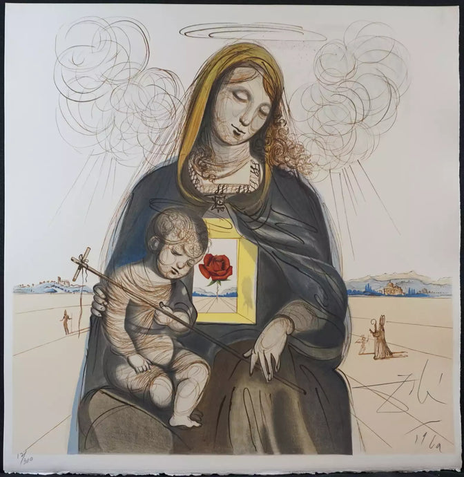 Salvador Dali 'The Mystical Rose Madonna'